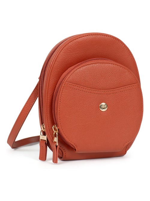 Pochette téléphone avec portecartes  Stop RFID  Cuir LUNA - Kiabi