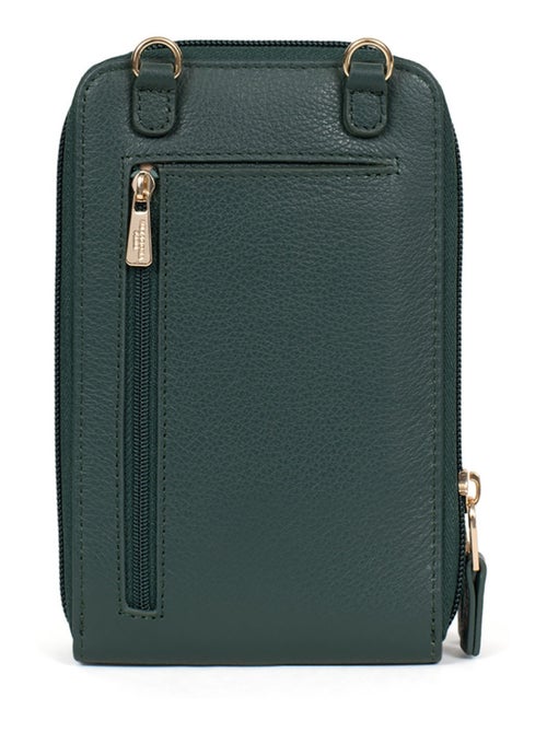 Pochette téléphone avec portecartes  Stop RFID  Cuir LUNA - Kiabi
