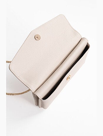 Pochette téléphone avec portefeuille 1 volet stop rfid cuir luna hexagona