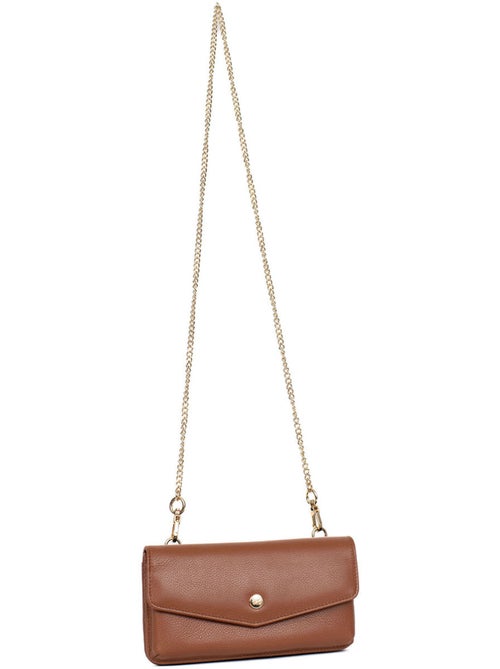 Pochette téléphone avec portefeuille 1 volet Stop RFID Cuir LUNA - Kiabi Pochette téléphone avec portefeuille 1 volet Stop RFID Cuir LUNA - Kiabi