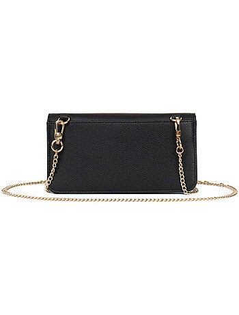Pochette téléphone avec portefeuille 1 volet Stop RFID Cuir LUNA