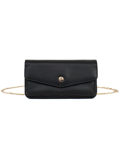 Pochette téléphone avec portefeuille 1 volet Stop RFID Cuir LUNA - Kiabi Pochette téléphone avec portefeuille 1 volet Stop RFID Cuir LUNA - Kiabi