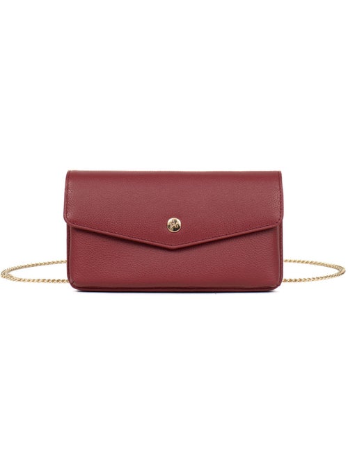 Pochette téléphone avec portefeuille 1 volet Stop RFID Cuir LUNA - Kiabi Pochette téléphone avec portefeuille 1 volet Stop RFID Cuir LUNA - Kiabi