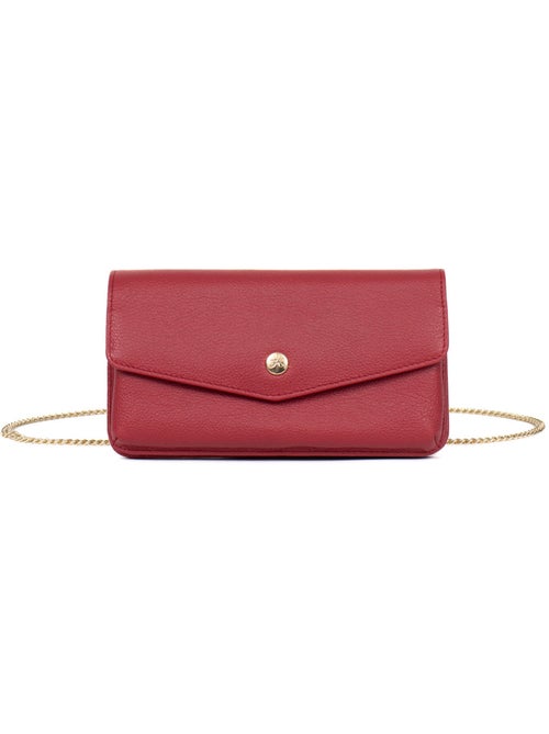 Pochette téléphone avec portefeuille 1 volet Stop RFID Cuir LUNA - Kiabi Pochette téléphone avec portefeuille 1 volet Stop RFID Cuir LUNA - Kiabi