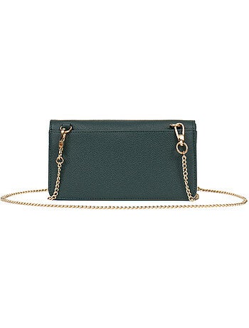 Pochette téléphone avec portefeuille 1 volet Stop RFID Cuir LUNA
