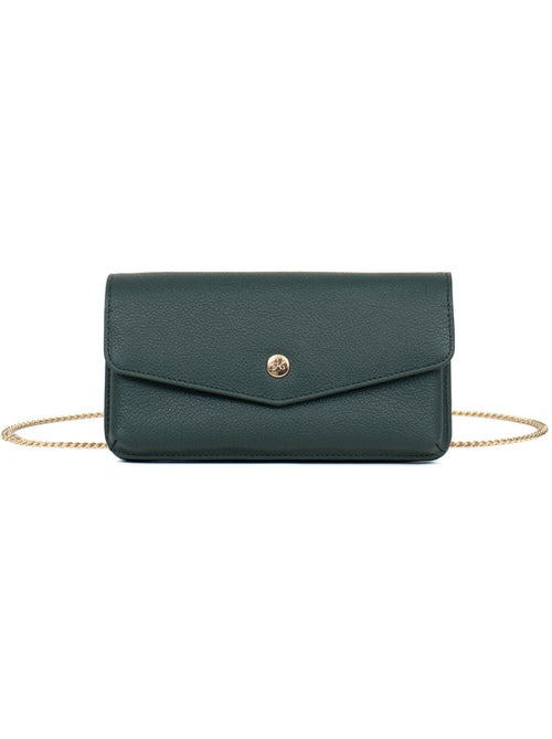 Pochette téléphone avec portefeuille 1 volet Stop RFID Cuir LUNA - Kiabi Pochette téléphone avec portefeuille 1 volet Stop RFID Cuir LUNA - Kiabi