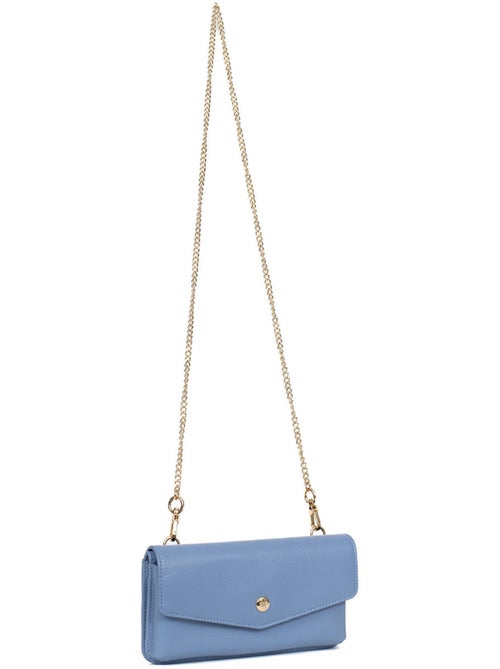 Pochette téléphone avec portefeuille 1 volet Stop RFID Cuir LUNA - Kiabi Pochette téléphone avec portefeuille 1 volet Stop RFID Cuir LUNA - Kiabi
