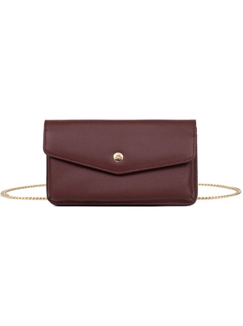 Pochette téléphone avec portefeuille  1 volet  Stop RFID  Cuir LUNA - Kiabi