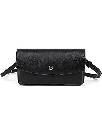 Pochette téléphone avec portefeuille 1 volet Stop RFID Cuir ONDINE