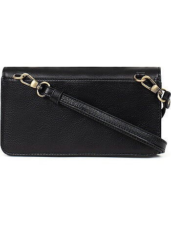 Pochette téléphone avec portefeuille 1 volet Stop RFID Cuir ONDINE