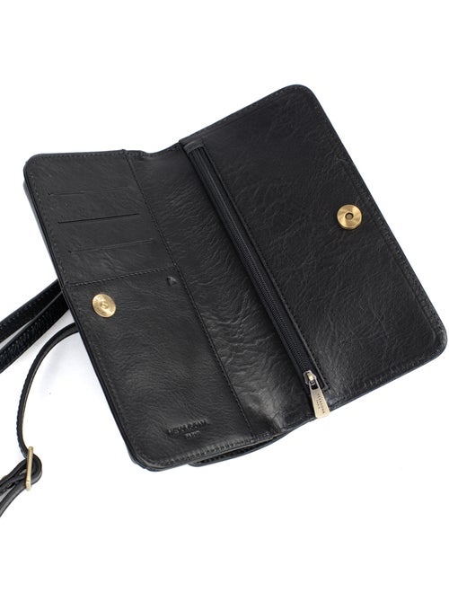Pochette téléphone avec portefeuille  1 volet  Stop RFID  Cuir ONDINE - Kiabi