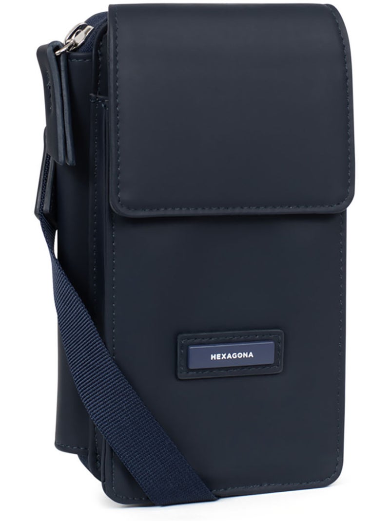 Pochette téléphone avec portefeuille NAMI Bleu nuit - Kiabi