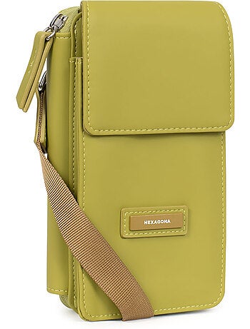 Pochette téléphone avec portefeuille nami hexagona