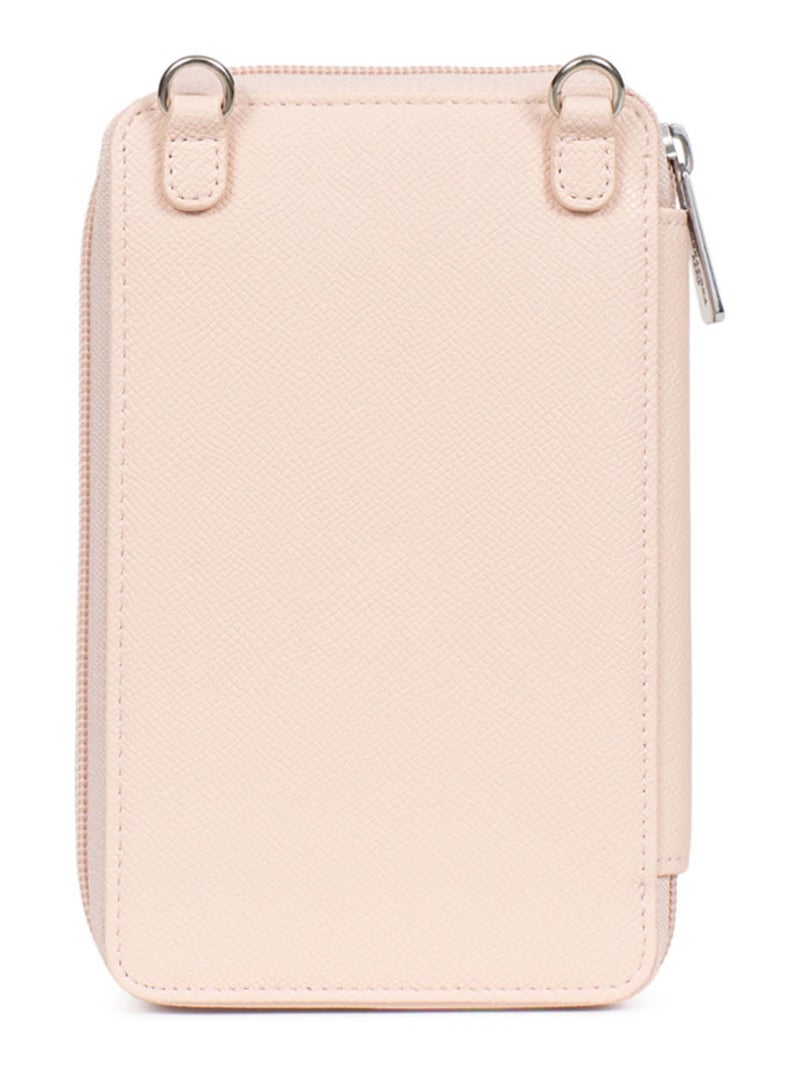 Pochette téléphone avec portefeuille  Stop RFID AVA Beige - Kiabi