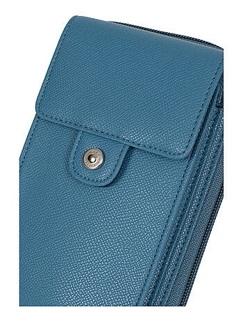 Pochette téléphone avec portefeuille Stop RFID AVA