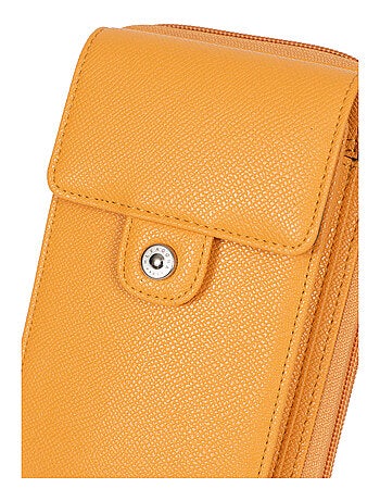 Pochette téléphone avec portefeuille Stop RFID AVA