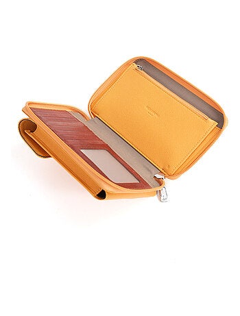 Pochette téléphone avec portefeuille Stop RFID AVA