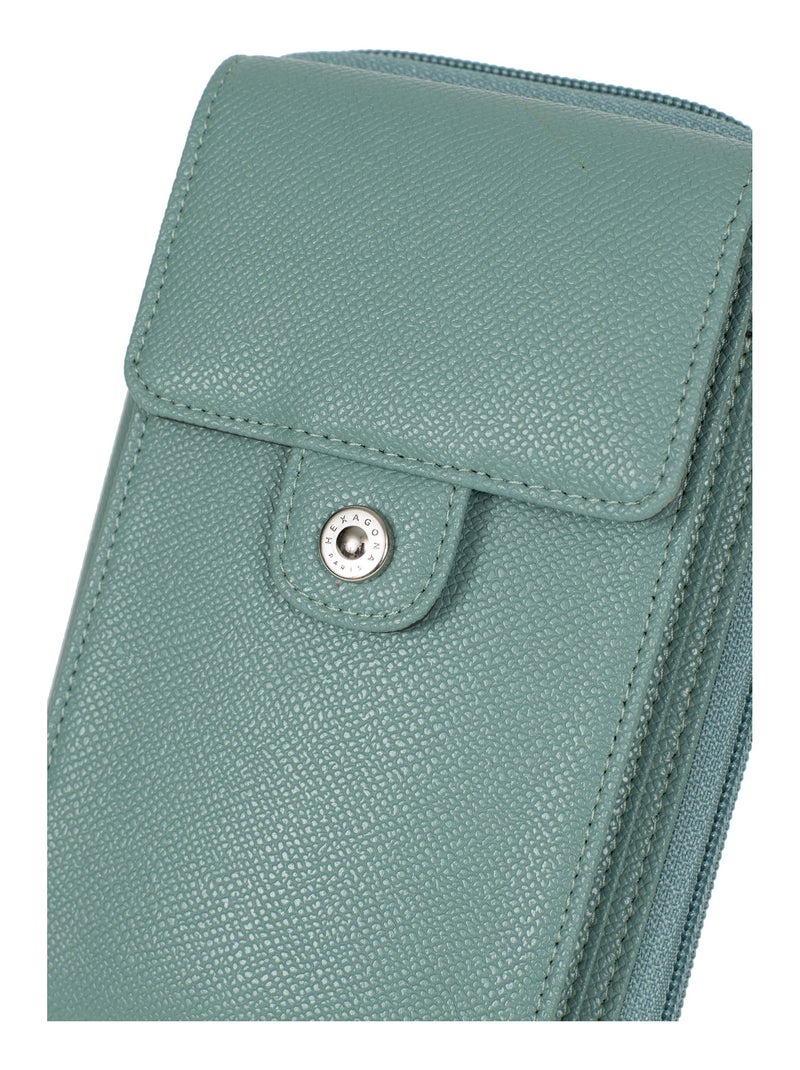 Pochette téléphone avec portefeuille  Stop RFID AVA Kaki - Kiabi