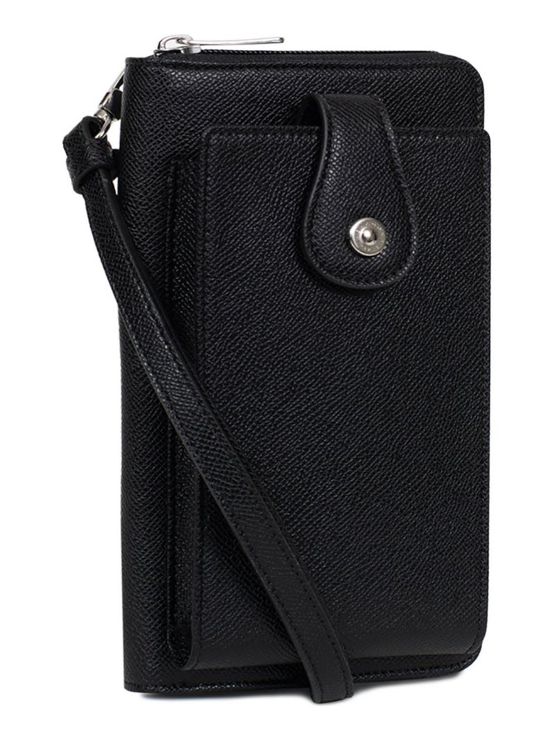 Pochette téléphone avec portefeuille  Stop RFID AVA Noir - Kiabi
