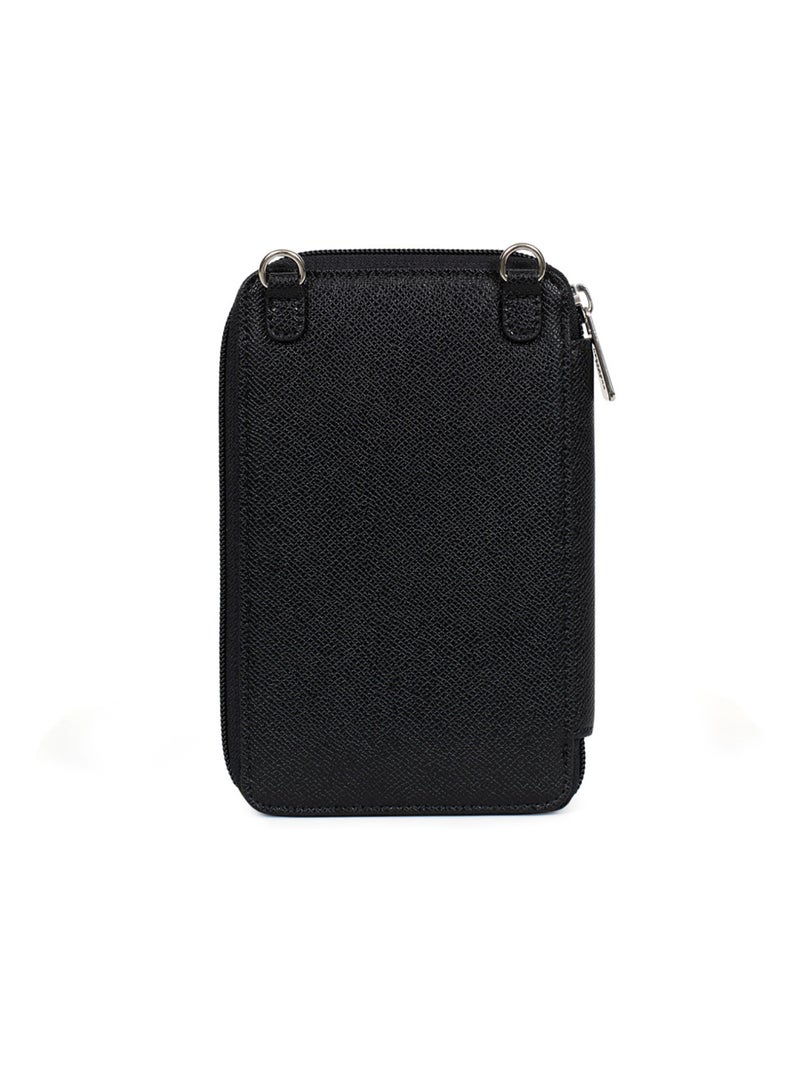 Pochette téléphone avec portefeuille  Stop RFID AVA Noir - Kiabi