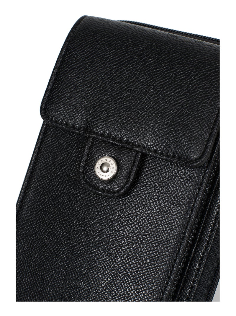 Pochette téléphone avec portefeuille  Stop RFID AVA Noir - Kiabi