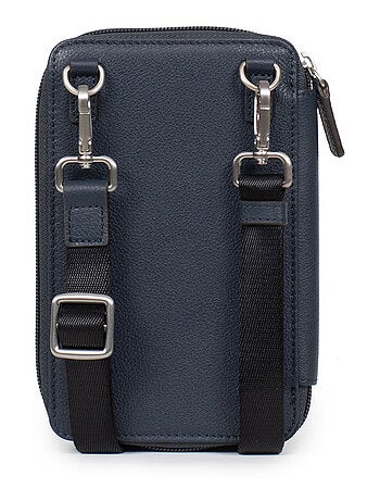 Pochette téléphone avec portefeuille stop rfid cuir confort hexagona