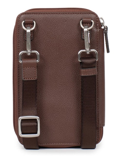 Pochette téléphone avec portefeuille  Stop RFID  Cuir CONFORT - Kiabi