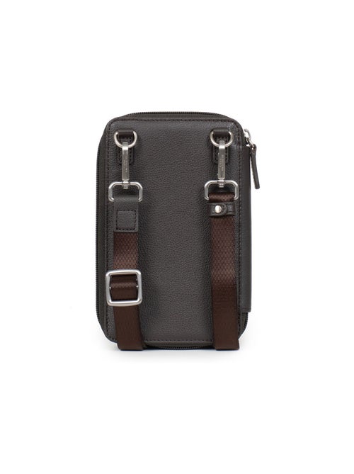Pochette téléphone avec portefeuille  Stop RFID  Cuir CONFORT - Kiabi