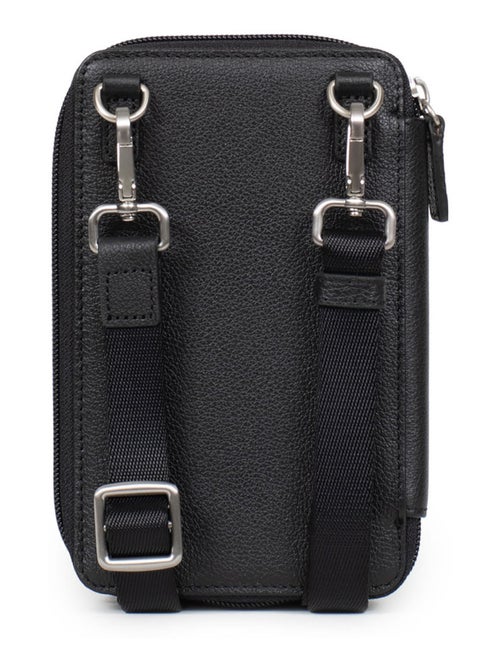 Pochette téléphone avec portefeuille  Stop RFID  Cuir CONFORT - Kiabi