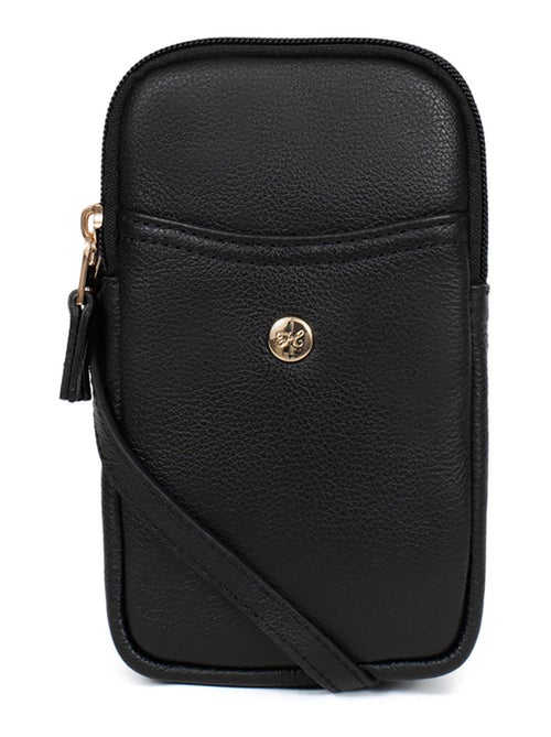 Pochette téléphone  cuir luna hexagona - Kiabi