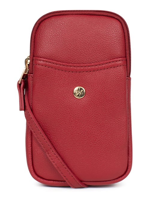 Pochette téléphone  cuir luna hexagona - Kiabi