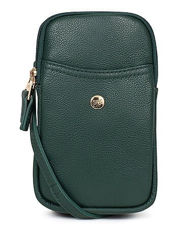Pochette téléphone cuir luna hexagona