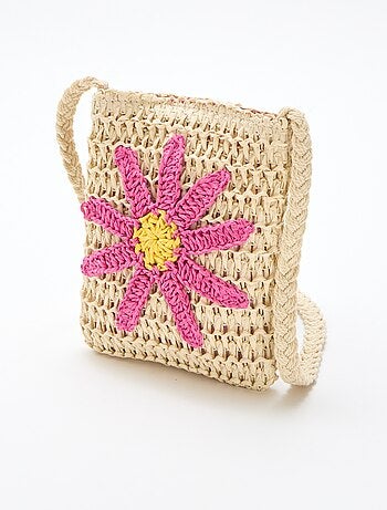 Pochette téléphone tressée