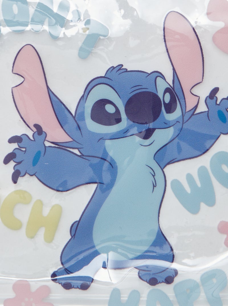 Pochette transparente 'Stitch' 'Disney' BLEU - Kiabi