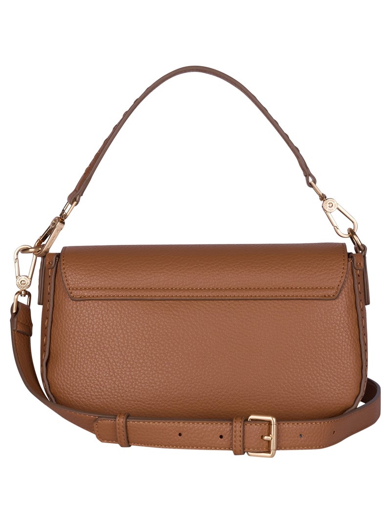 Pochette U.S Polo Middleton Flap Crossbody Camel - Kiabi