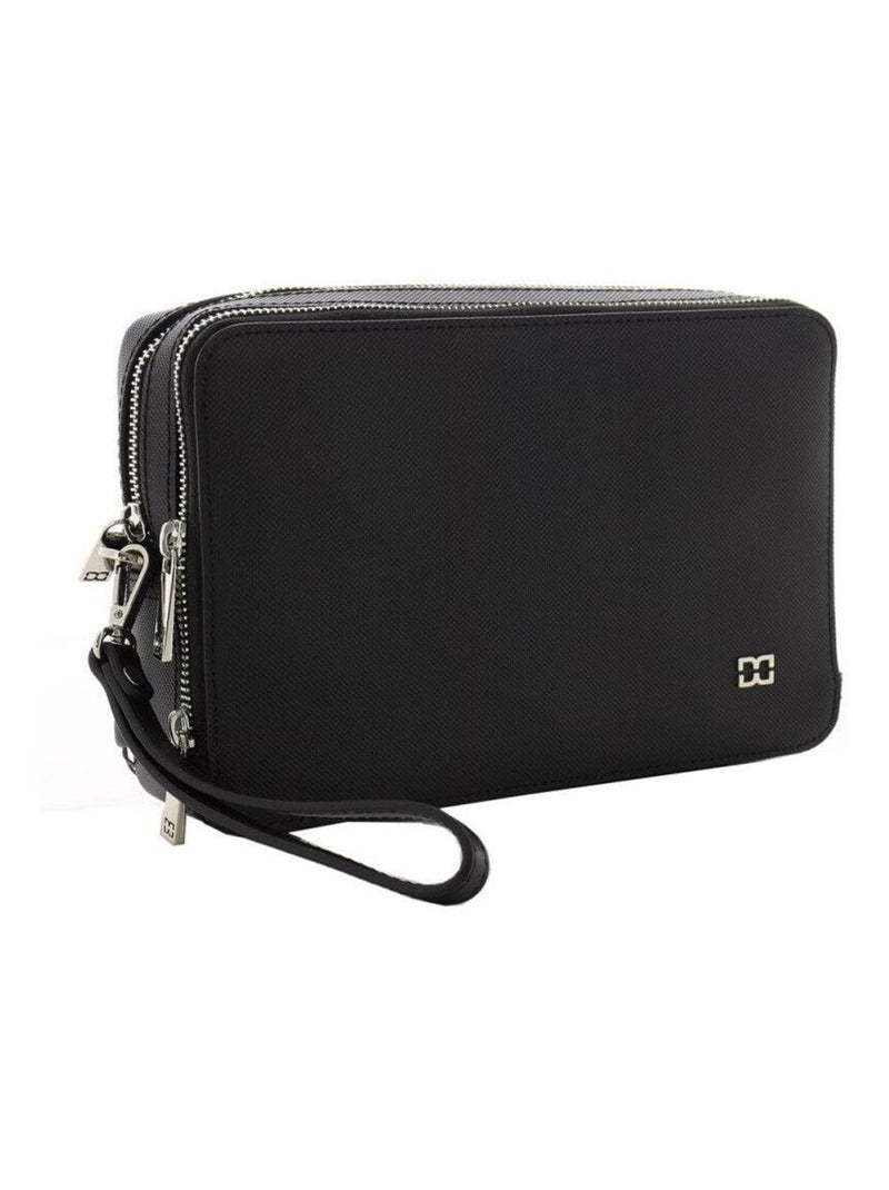 Pochette zippé Homme David William  Dartan Noir - Kiabi