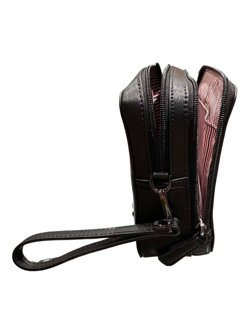 Pochette zippé Homme Sam David William Noir - Kiabi
