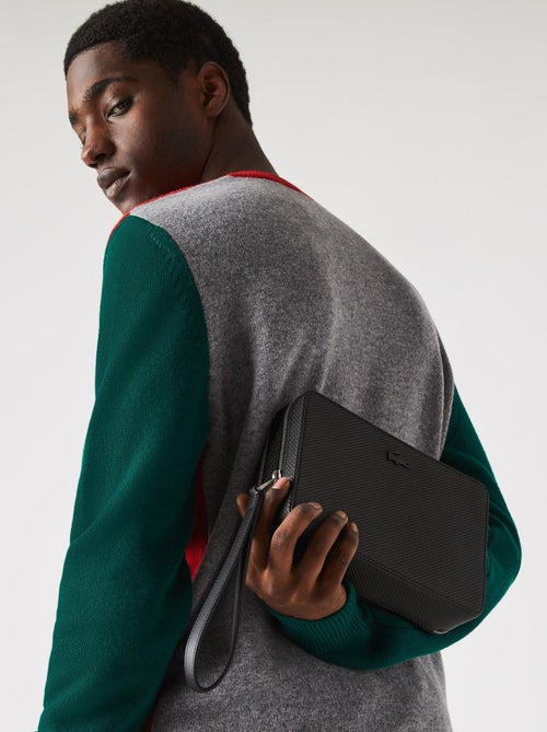 Pochette/Sacoche Lacoste cuir homme  Chantaco - Kiabi