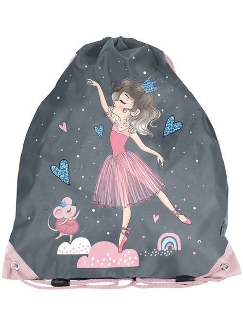 Pochon de ballet à cordon Paso – 1 compartiment 38 x 34 cm - Kiabi Pochon de ballet à cordon Paso – 1 compartiment 38 x 34 cm - Kiabi