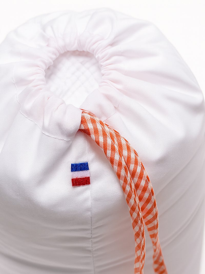 Pochon de Rangement en Coton Bio Blanc - Kiabi