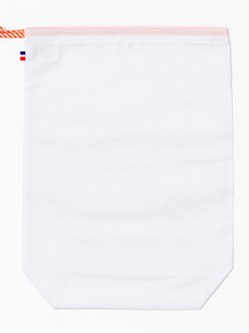 Pochon de Rangement en Coton Bio Blanc - Kiabi