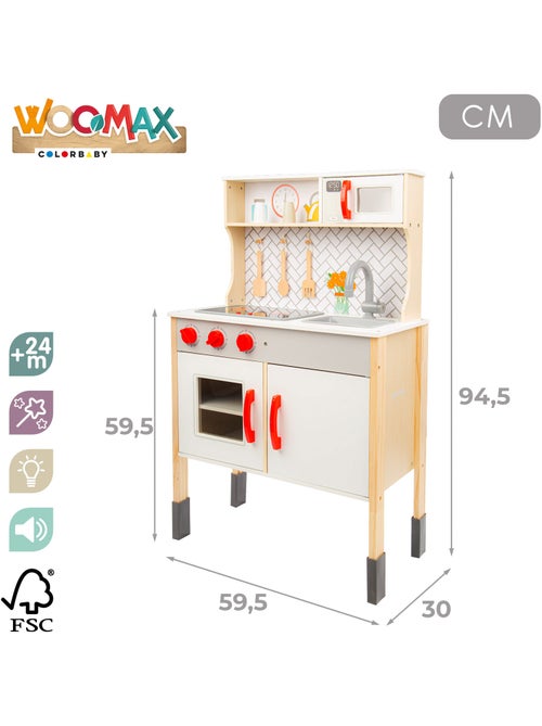 Poêle à bois électrique WOOMAX - Kiabi Poêle à bois électrique WOOMAX - Kiabi