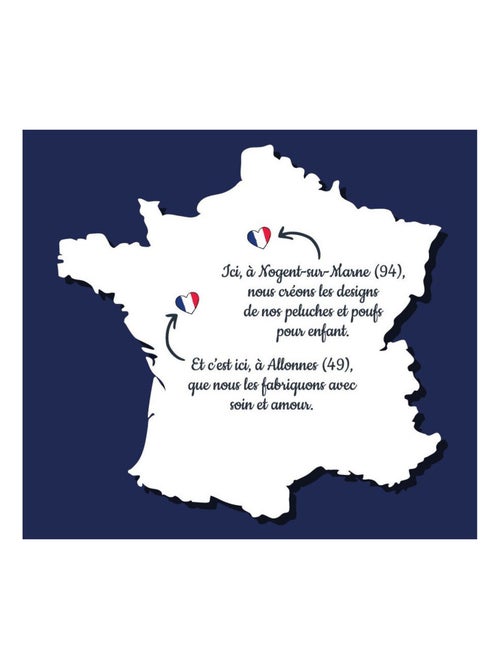 Poire lapin en peluche -  - Enfant - Made in France - Kiabi