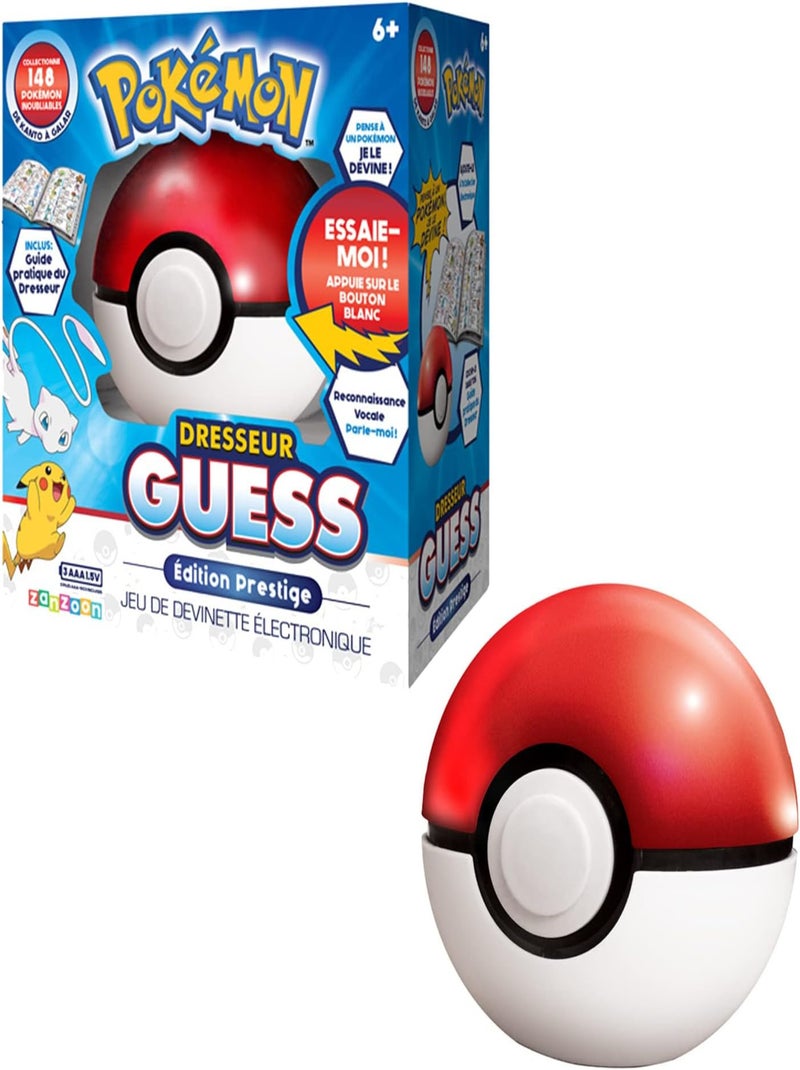 Poke Ball Interactive Dresseur Guess Edition Prestige - Pokémon - Bandai Multicolore - Kiabi