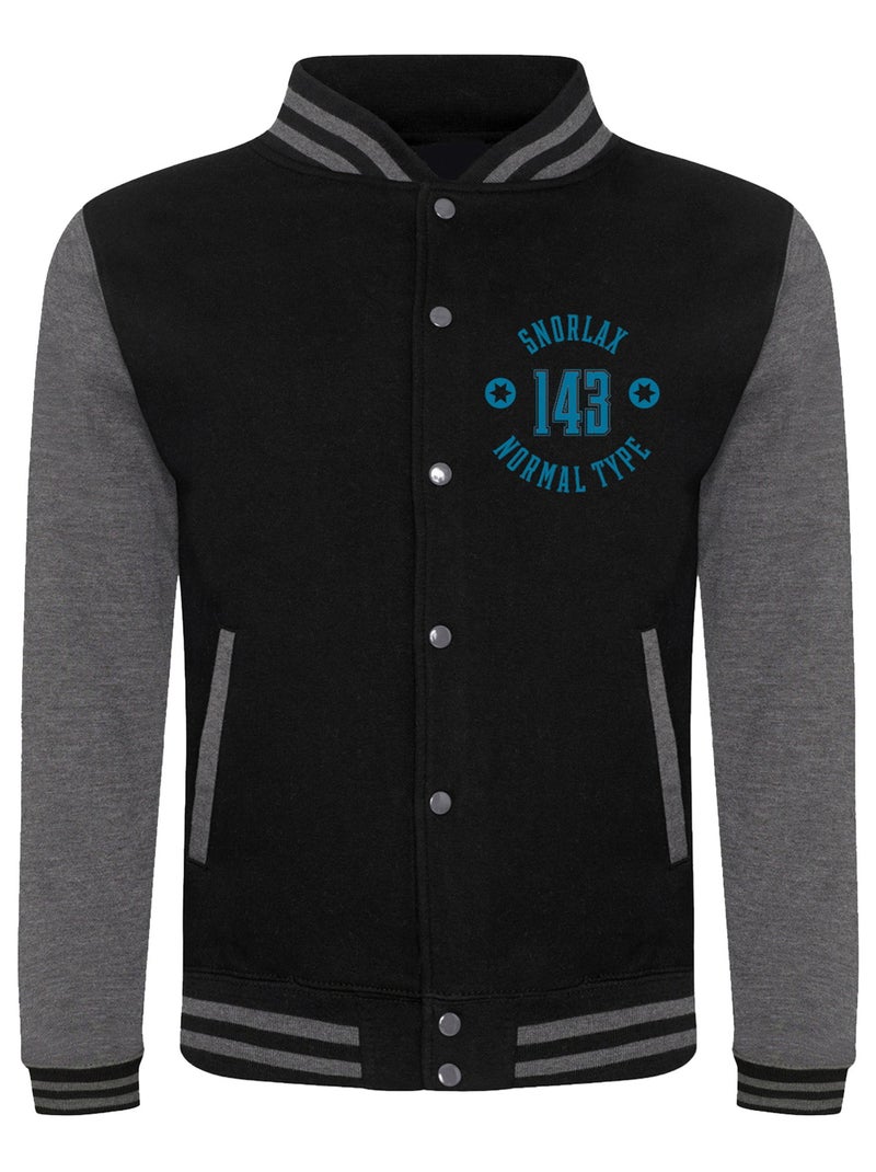 Pokemon - Blouson d´université COLLEGIATE Noir Bleu - Kiabi
