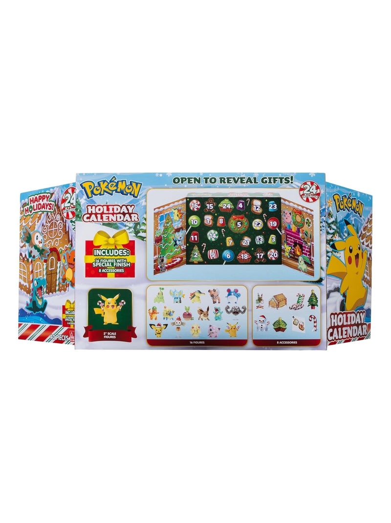 Pokémon - Calendrier de l'avent Battle Figures Multicolore - Kiabi