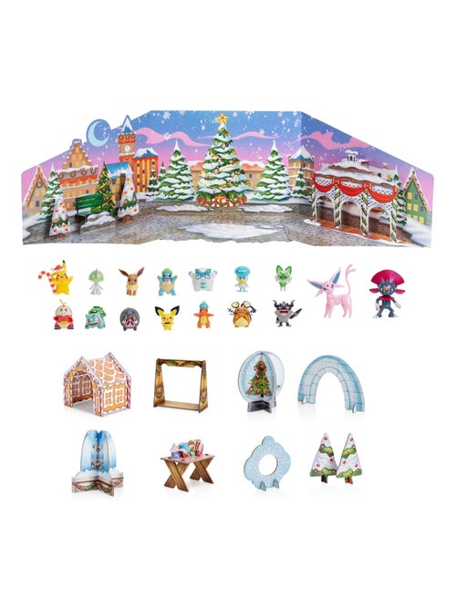 Pokémon - Calendrier de l'Avent figurine de bataille de luxe - Kiabi