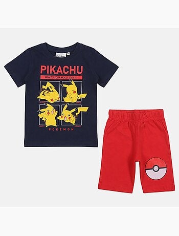Pokemon - Ensemble T-shirt et short avec personnage