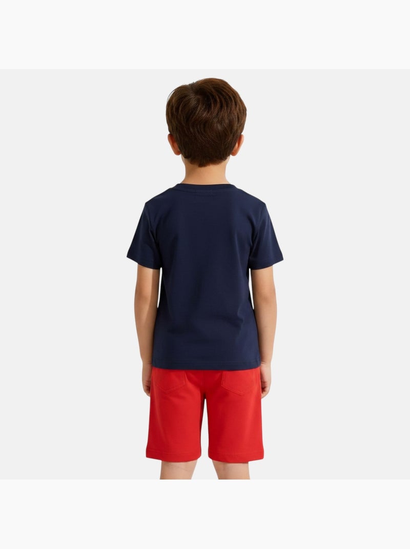 Pokemon - Ensemble T-shirt et short avec personnage Bleu marine - Kiabi