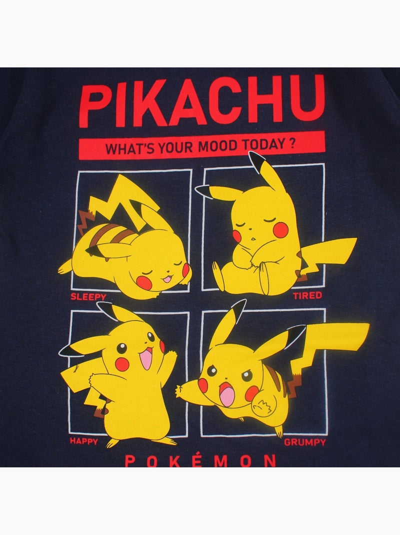 Pokemon - Ensemble T-shirt et short avec personnage Bleu marine - Kiabi